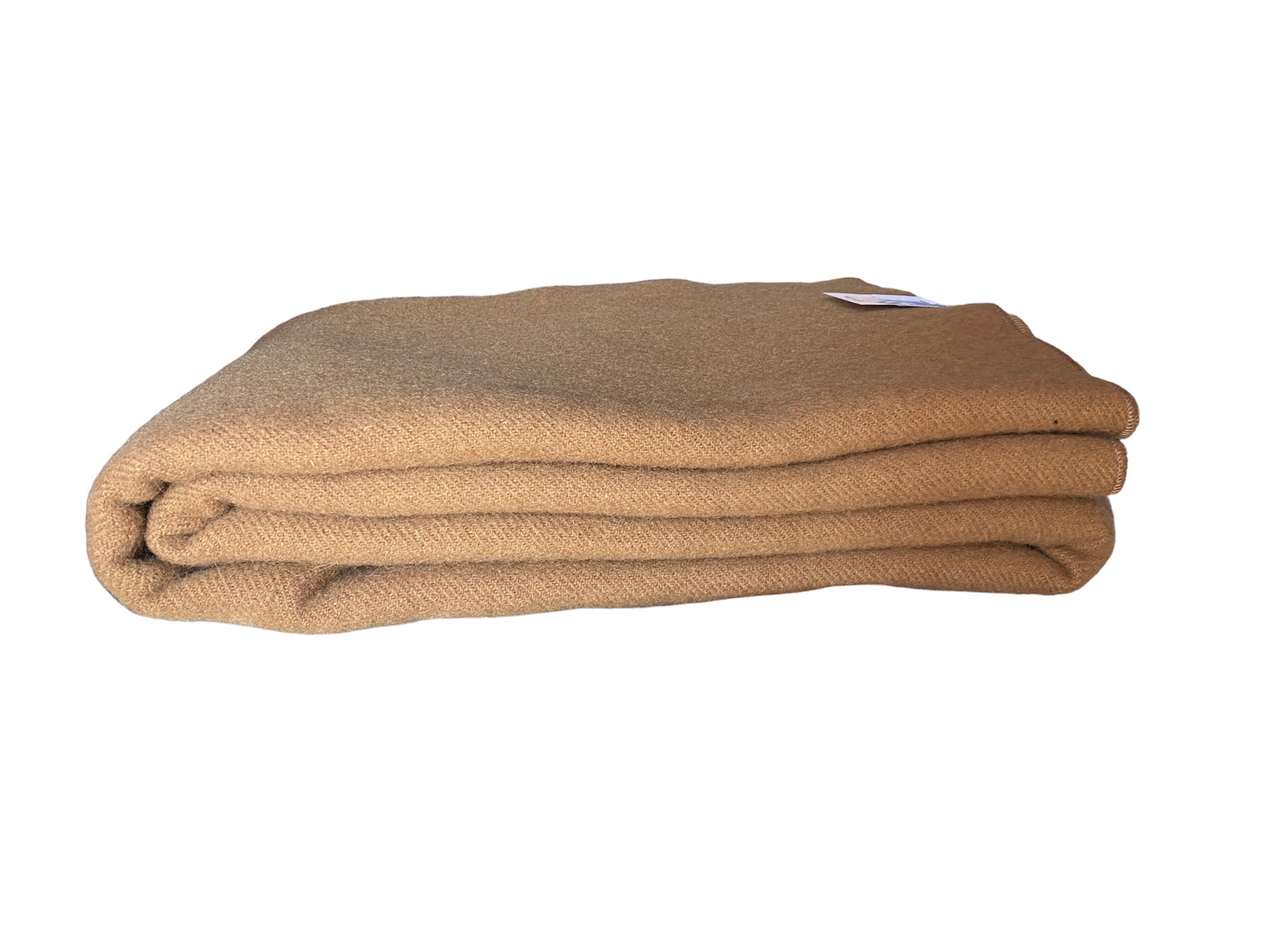 Pătură lână românească, model IOANA, 150x200cm, cappuccino, margine surfilata, cutie premium - imagine 3